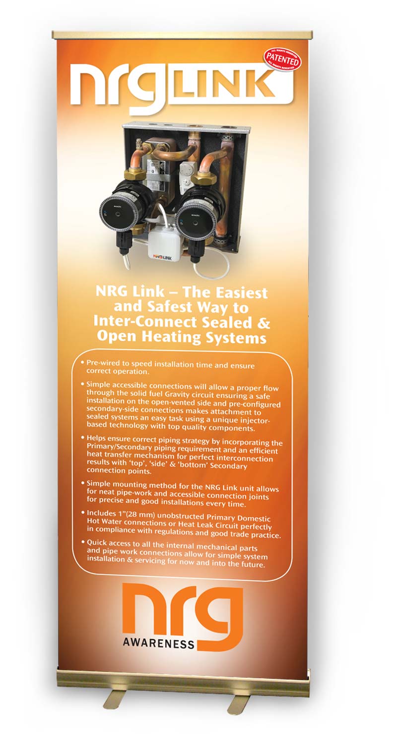 NRG Awareness Pull Up Banner Design